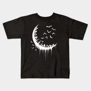 Cemetery Moon Kids T-Shirt